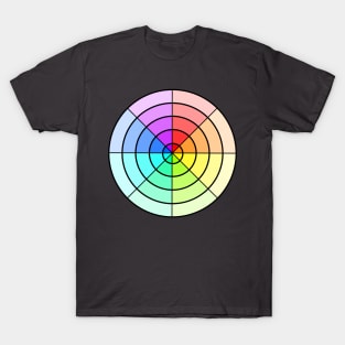 Light Coloured Rainbow Circle T-Shirt